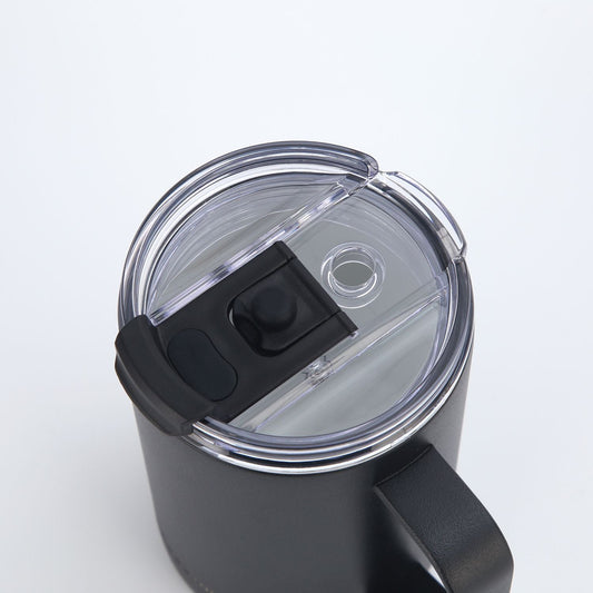 Insulated S/S Leakproof Ceramic Mug W Handle And Lid 400ml