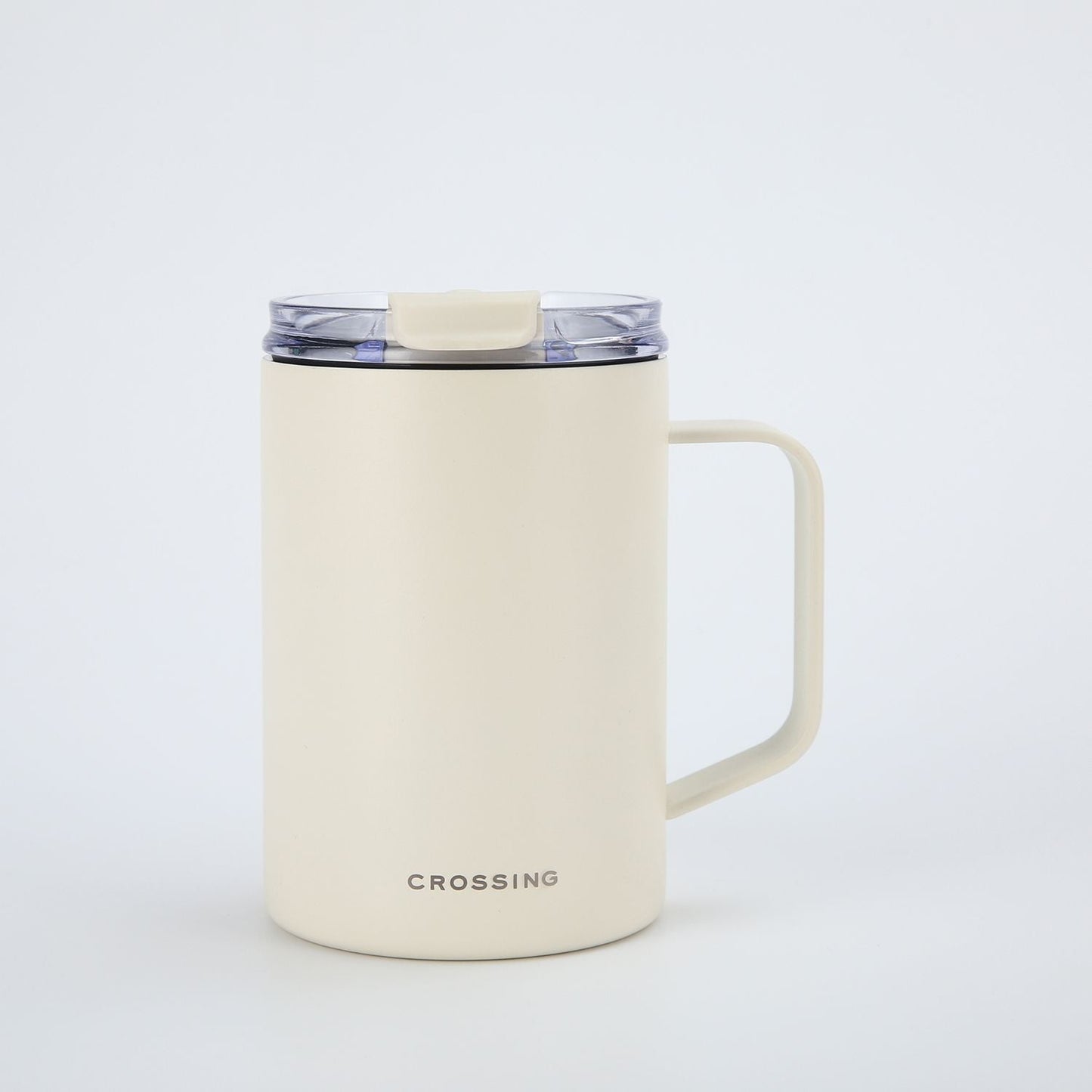 Insulated S/S Leakproof Ceramic Mug W Handle And Lid 400ml