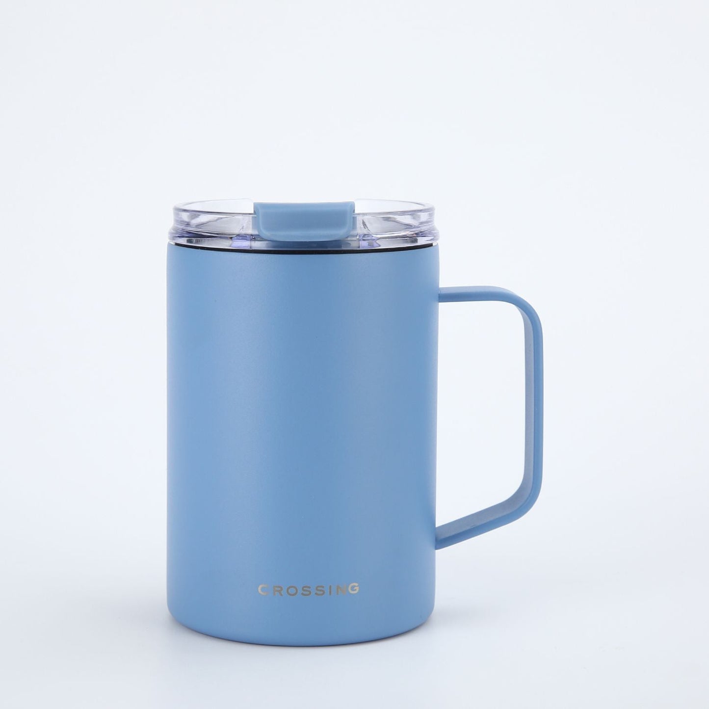 Insulated S/S Leakproof Ceramic Mug W Handle And Lid 400ml