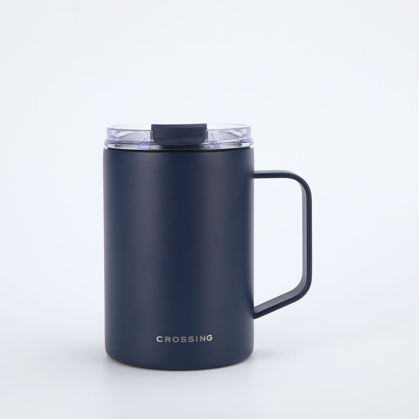 Insulated S/S Leakproof Ceramic Mug W Handle And Lid 400ml