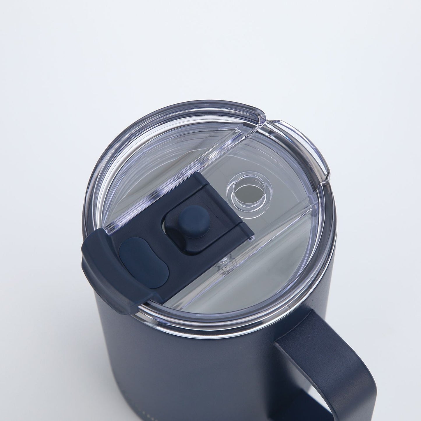 Insulated S/S Leakproof Ceramic Mug W Handle And Lid 400ml