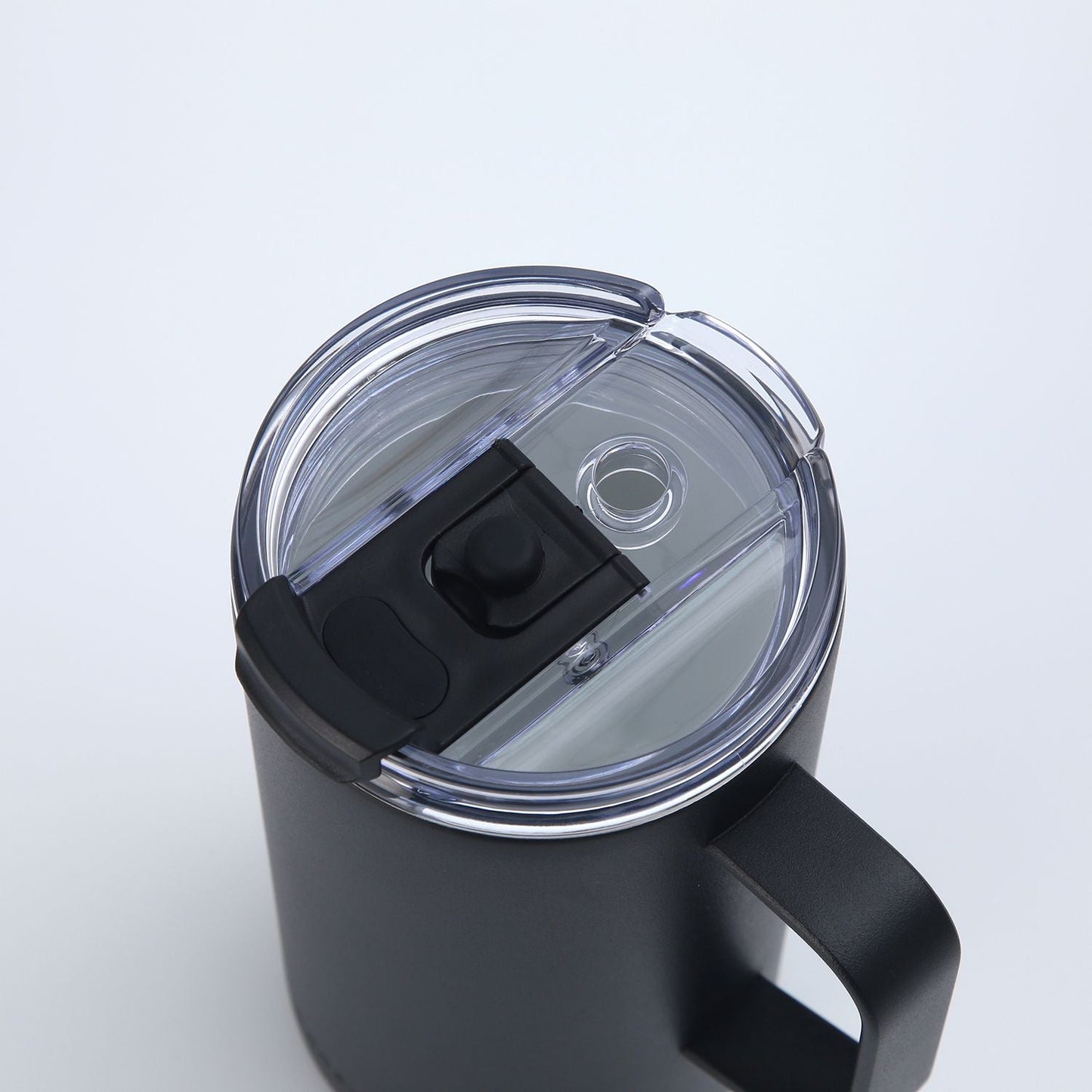 Insulated S/S Leakproof Ceramic Mug W Handle And Lid 500ml