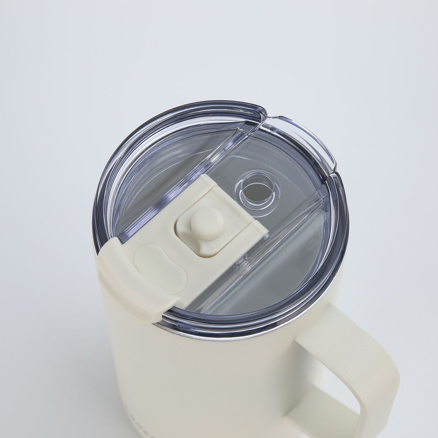 Insulated S/S Leakproof Ceramic Mug W Handle And Lid 500ml