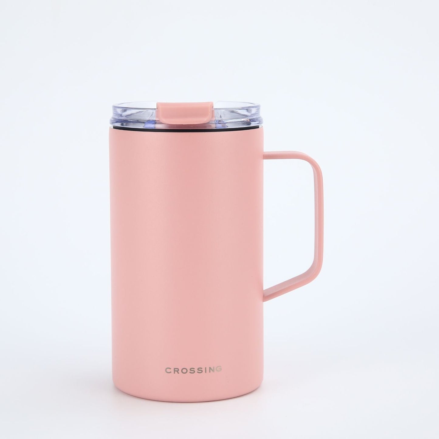 Insulated S/S Leakproof Ceramic Mug W Handle And Lid 500ml