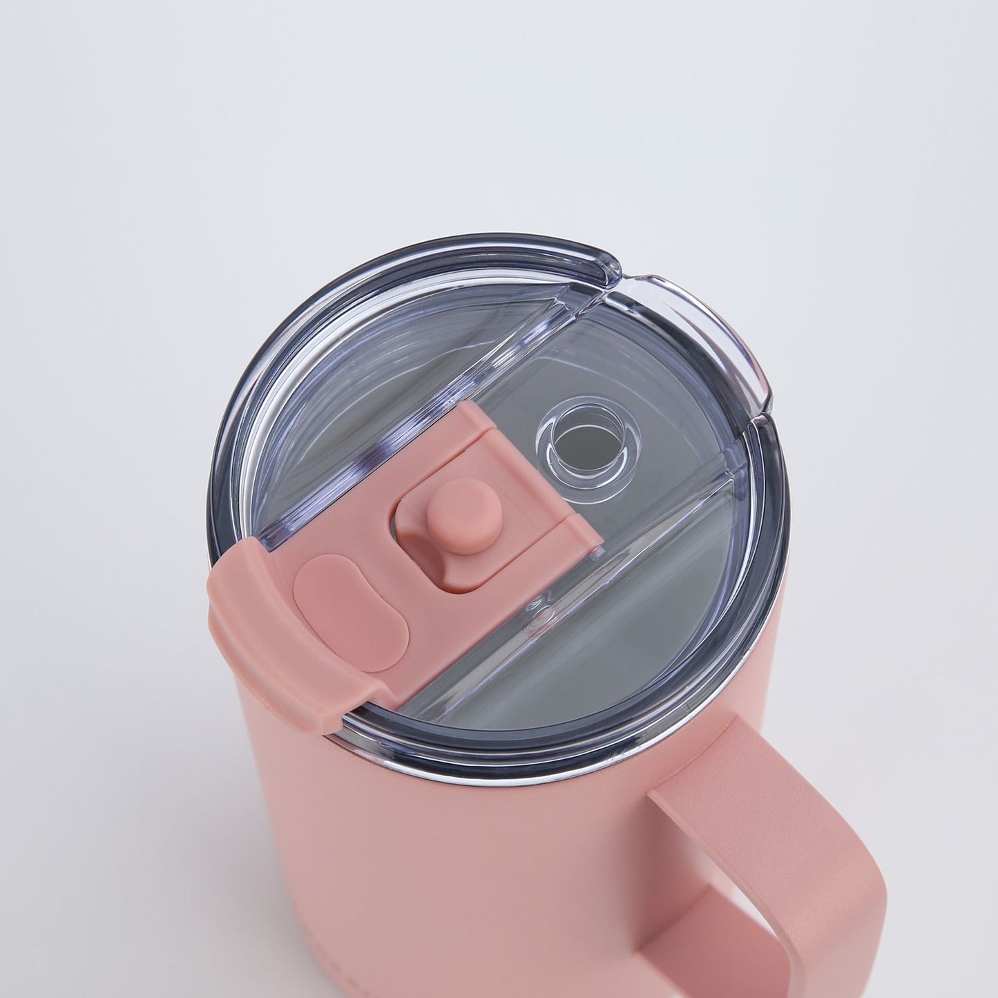 Insulated S/S Leakproof Ceramic Mug W Handle And Lid 500ml