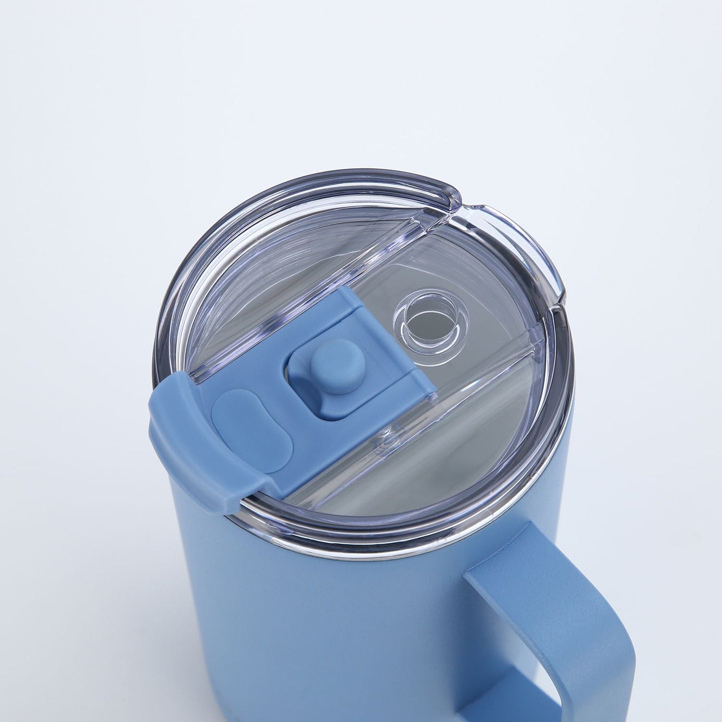 Insulated S/S Leakproof Ceramic Mug W Handle And Lid 500ml