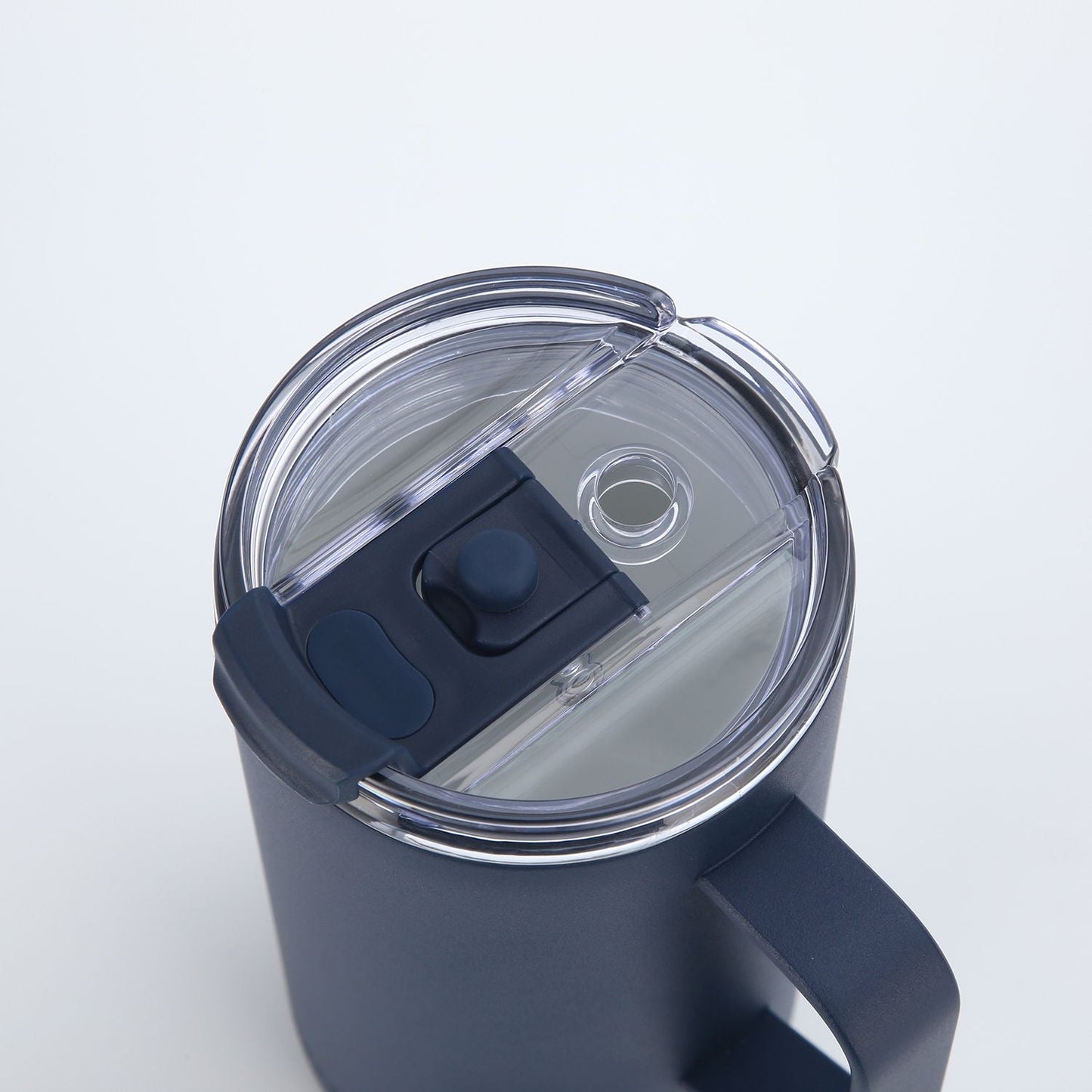 Insulated S/S Leakproof Ceramic Mug W Handle And Lid 500ml