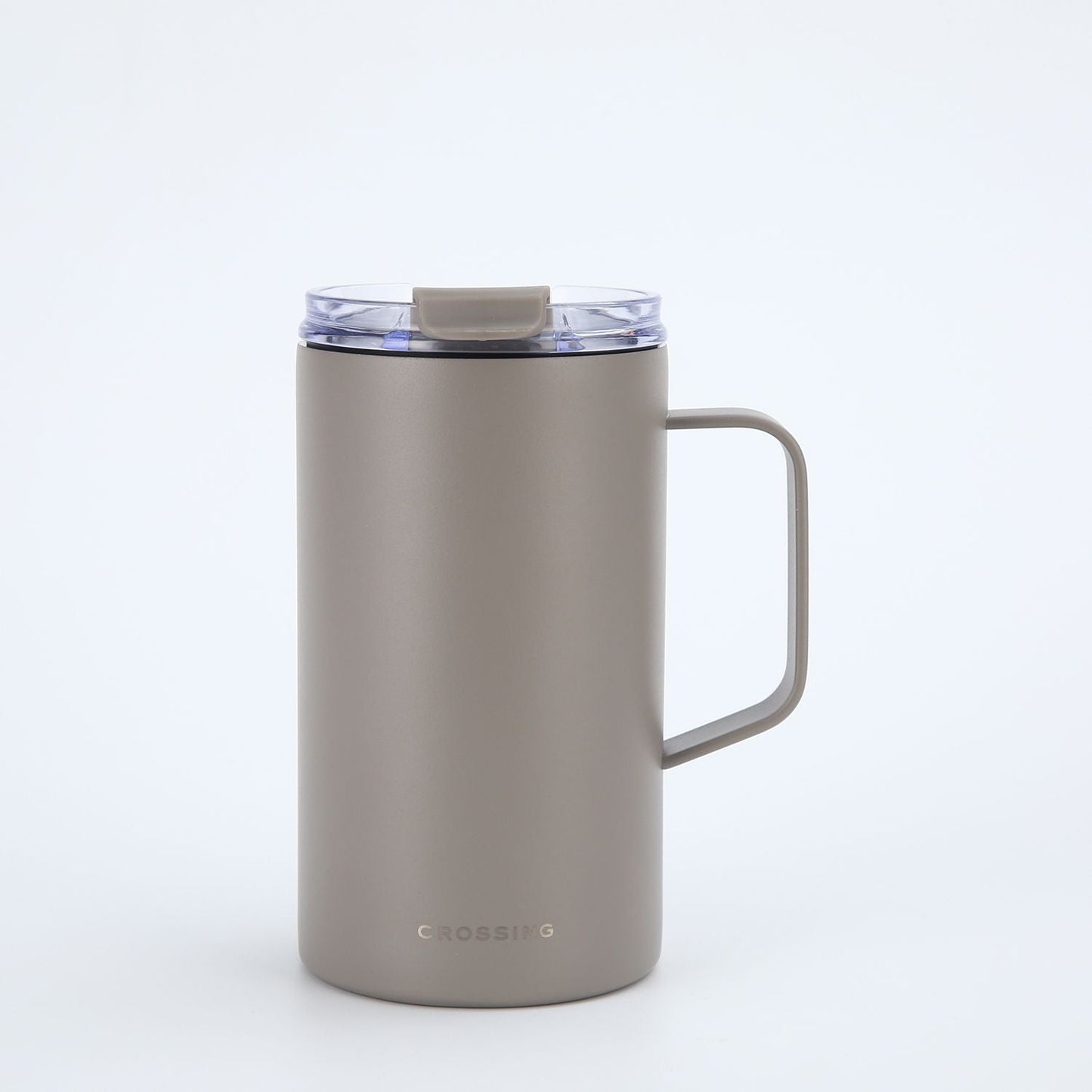 Insulated S/S Leakproof Ceramic Mug W Handle And Lid 500ml