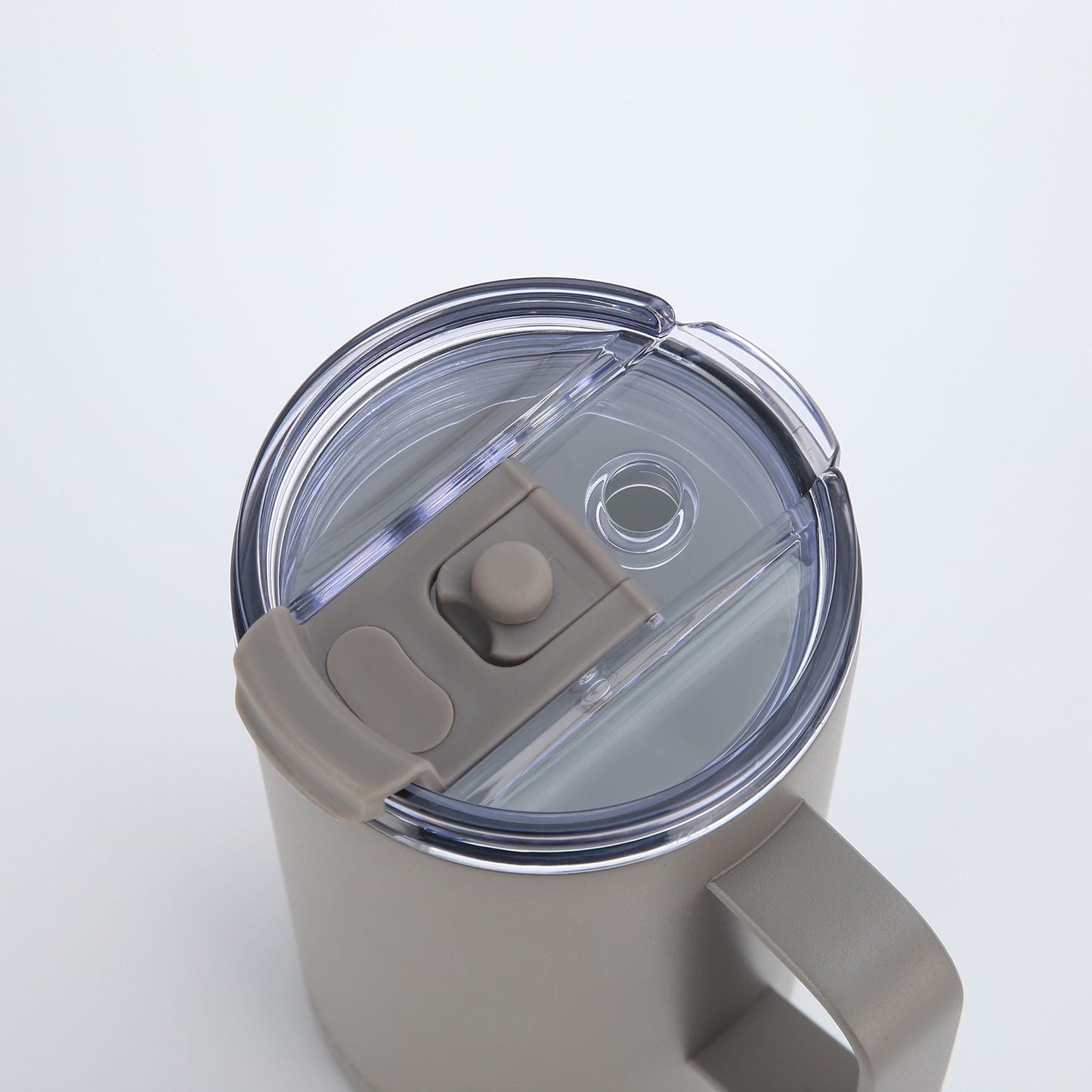 Insulated S/S Leakproof Ceramic Mug W Handle And Lid 500ml