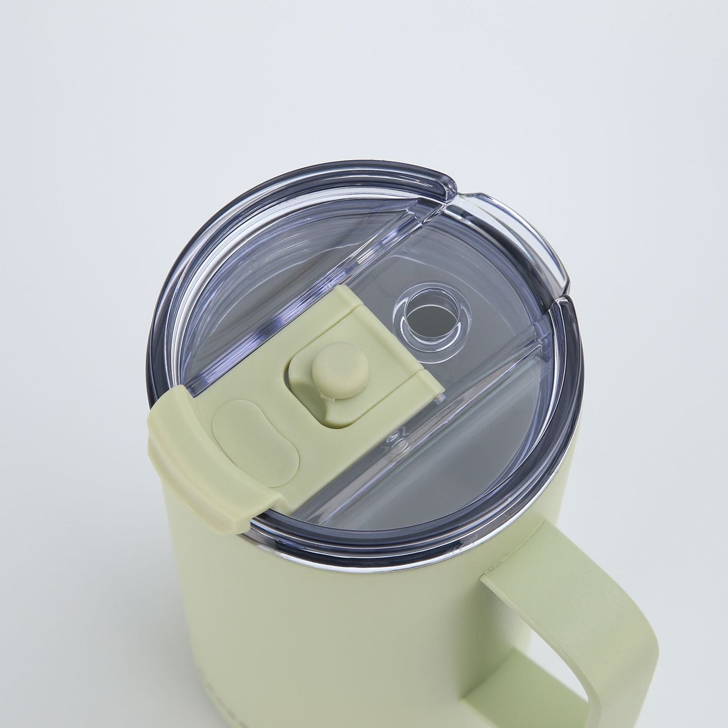 Insulated S/S Leakproof Ceramic Mug W Handle And Lid 500ml